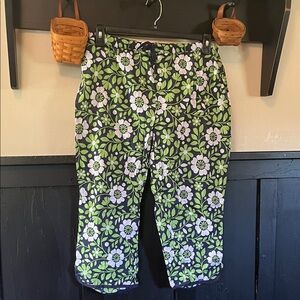 Vera Bradley Floral Patterned Sleep Pants capris NWOT XL
Navy white green